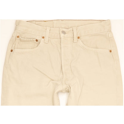 Levi's 501 Men Beige Straight Regular Jeans W30 L33
