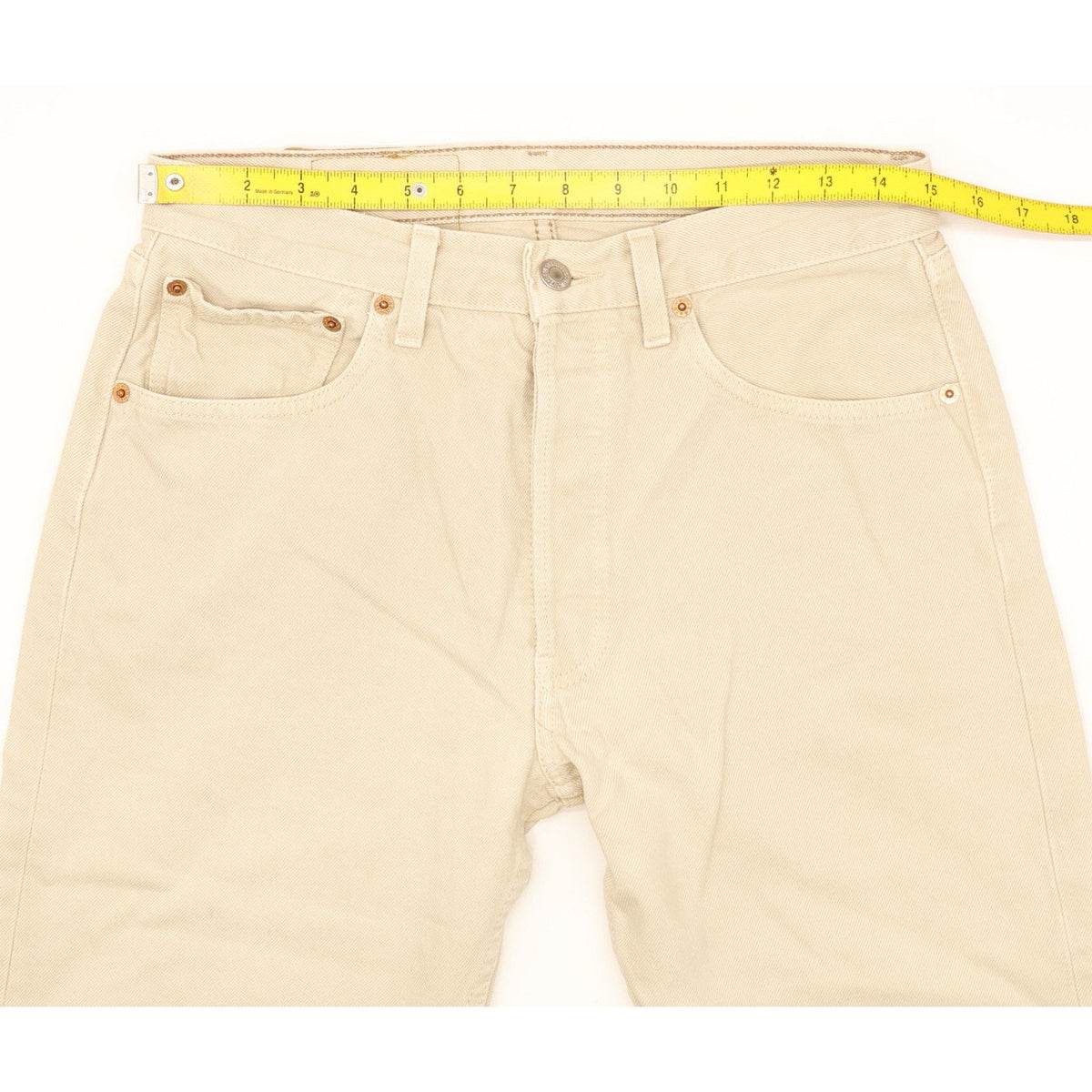 Levi's 501 Men Beige Straight Regular Jeans W30 L33