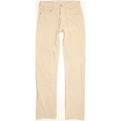 Levi's 501 Made in USA Men Beige Straight Regular Jeans W31 L34