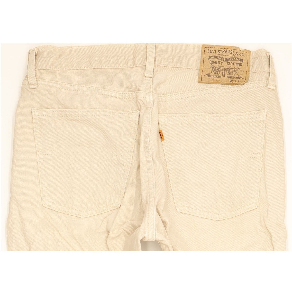 Levi's 615 Men Beige Straight Regular Jeans W33 L29