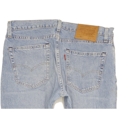 Levi's 511 Men Blue Straight Slim Stretch Jeans W32 L34