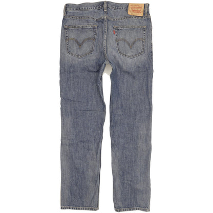 Levi's 512 Men Blue Straight Slim Jeans W36 L32