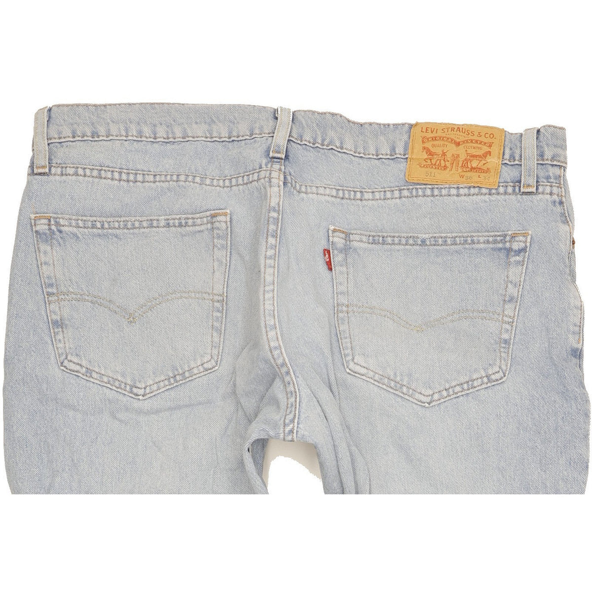Levi's 511 Men Blue Straight Slim Stretch Jeans W36 L32
