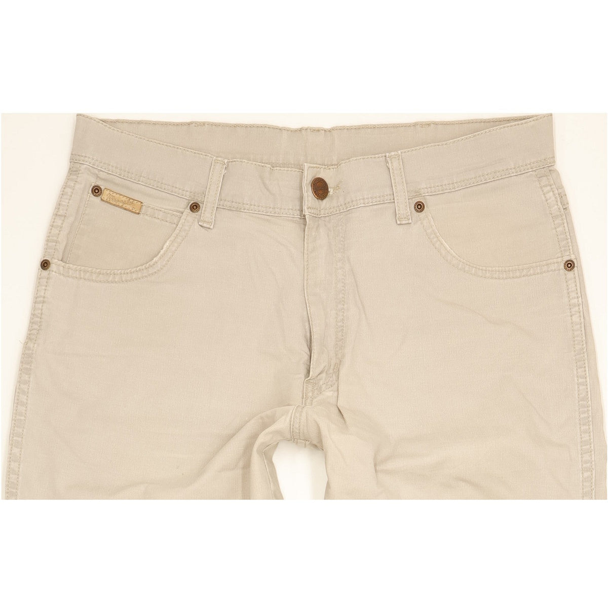 Wrangler Texas Men Grey Straight Regular Stretch Jeans W34 L34