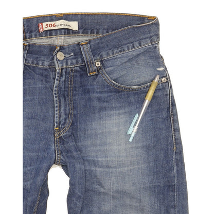 Levi's 506 Men Blue Straight Regular Jeans W31 L30