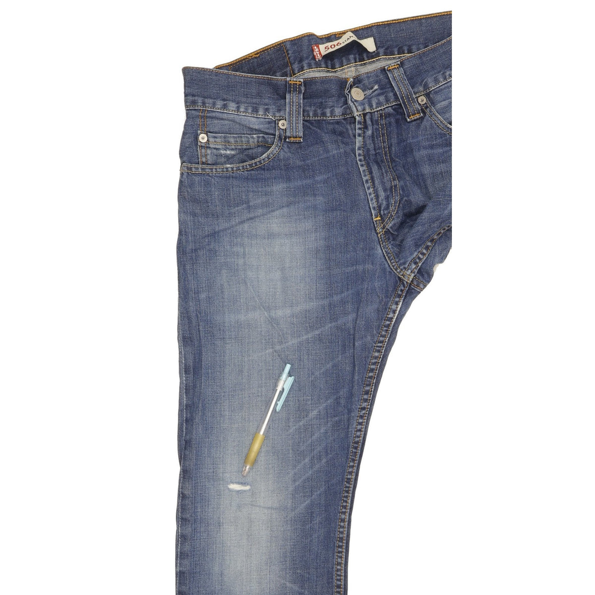 Levi's 506 Men Blue Straight Regular Jeans W31 L30