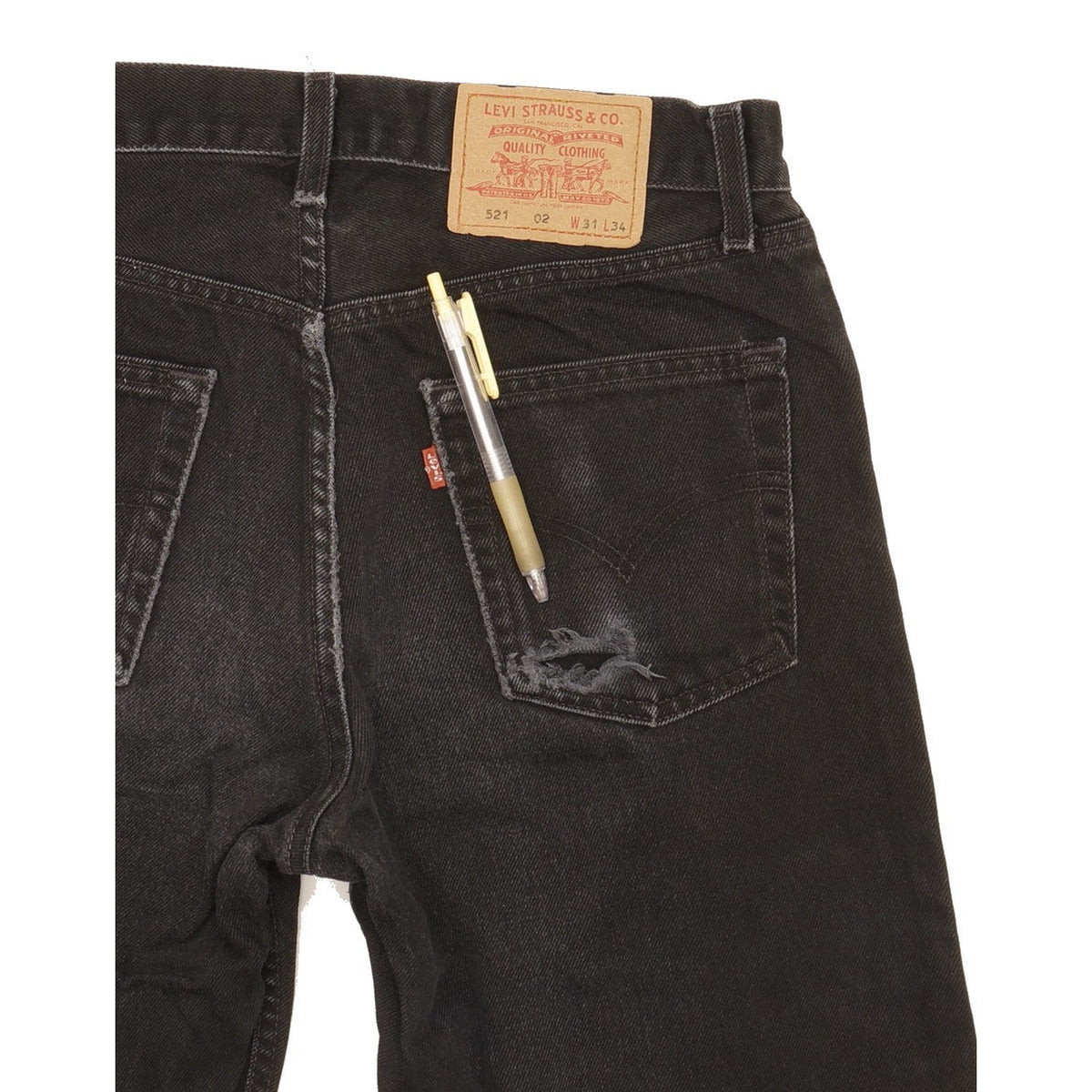 Levi's 521 Men Blue Straight Regular Jeans W31 L33