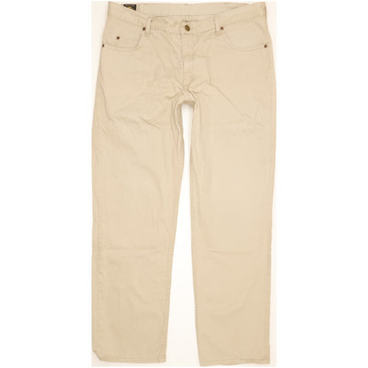 Lee Brooklyn Men Beige Straight Regular Jeans W38 L32