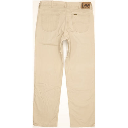 Lee Brooklyn Men Beige Straight Regular Jeans W38 L32