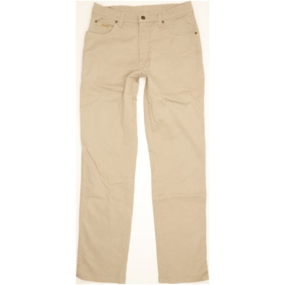 Wrangler Texas Men Beige Straight Regular Stretch Jeans W33 L34