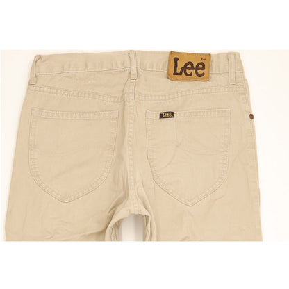 Lee Brooklyn Men Beige Straight Regular Jeans W31 L29
