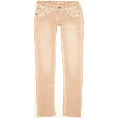 Levi's 571 Women Pink Straight Slim Stretch Jeans W28 L32
