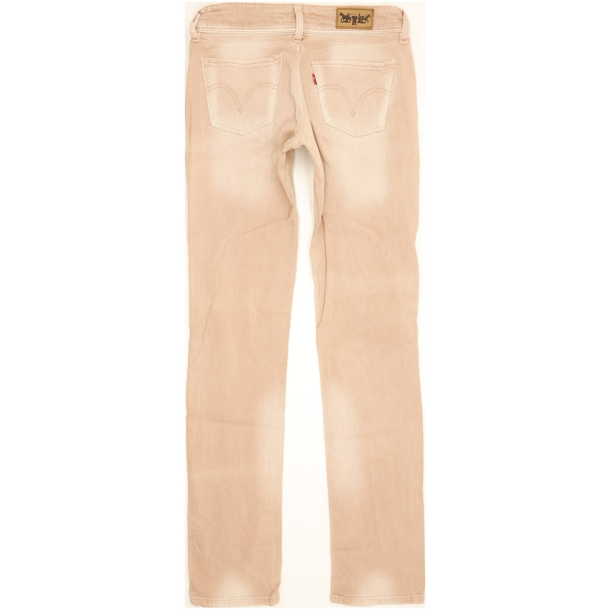Levi's 571 Women Pink Straight Slim Stretch Jeans W28 L32