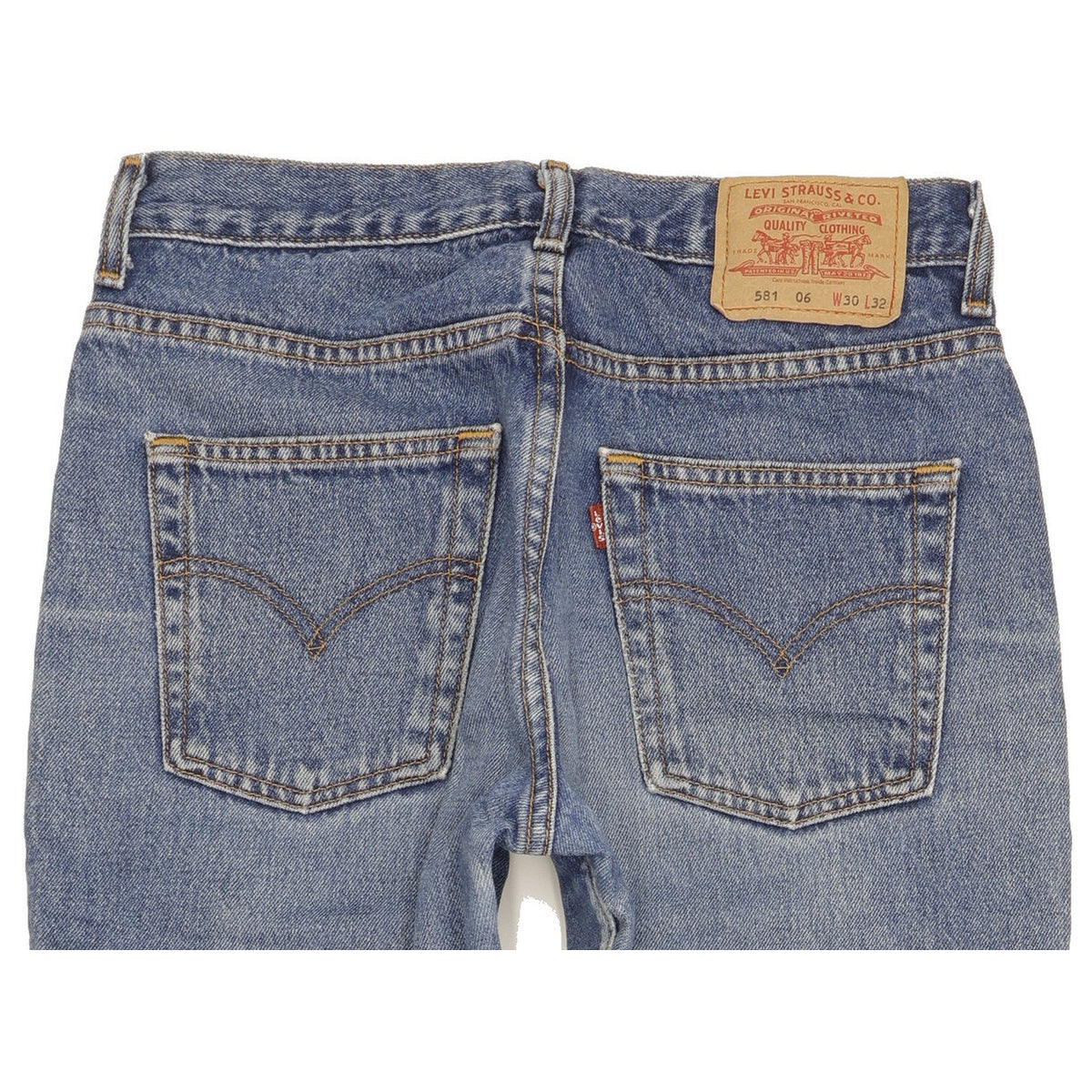 Levi's 581 Men Blue Straight Regular Jeans W30 L31