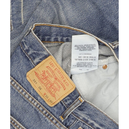 Levi's 581 Men Blue Straight Regular Jeans W30 L31