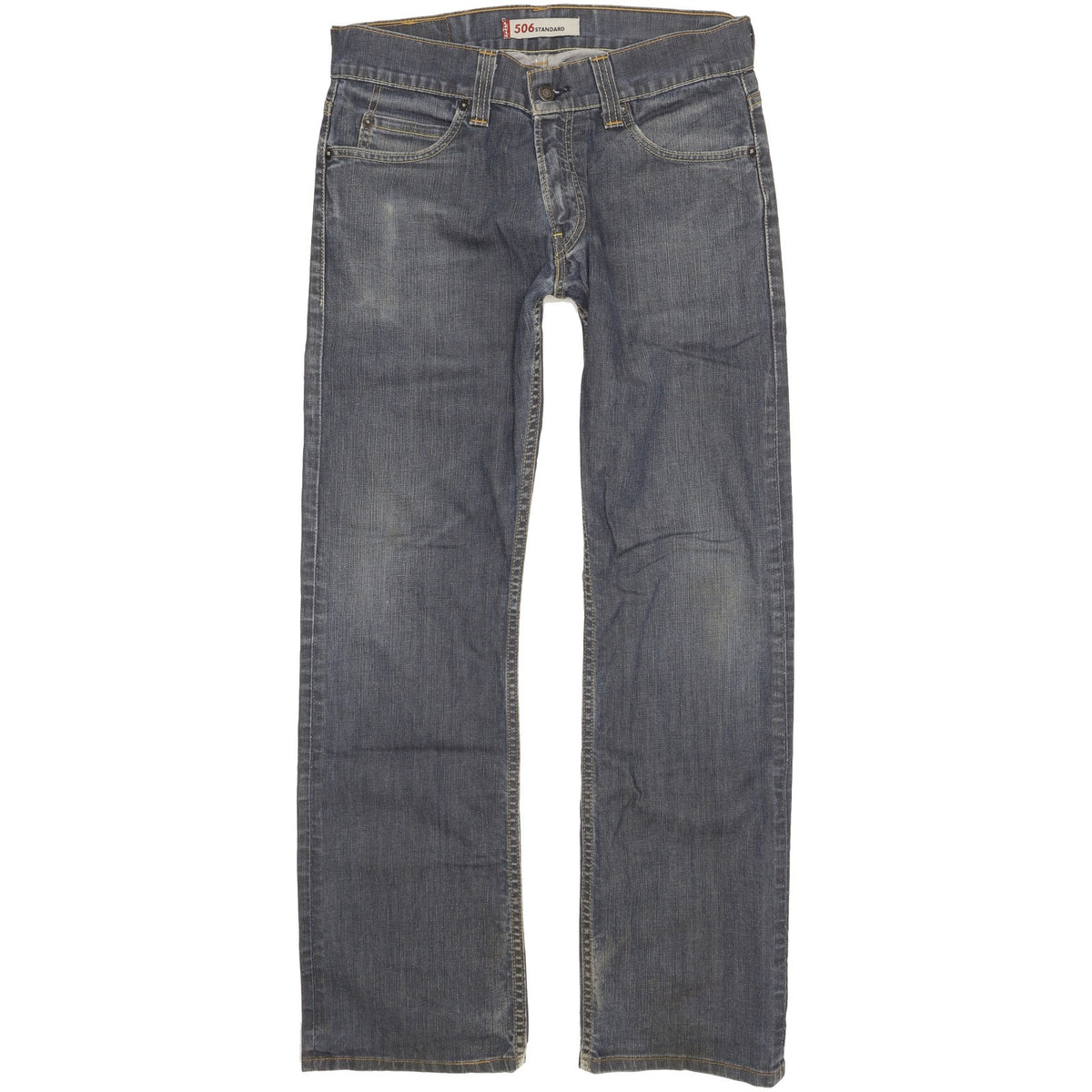 Levi's 506 Men Blue Straight Regular Stretch Jeans W32 L31