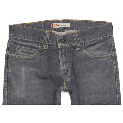 Levi's 506 Men Blue Straight Regular Stretch Jeans W32 L31