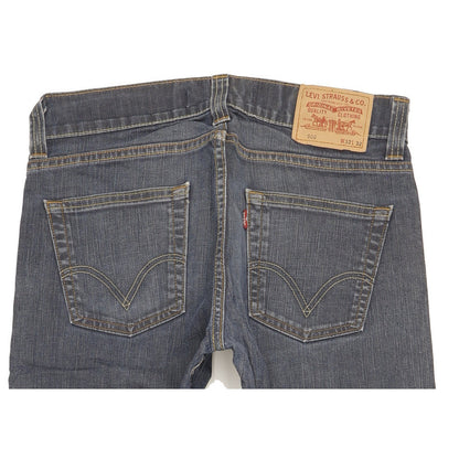 Levi's 506 Men Blue Straight Regular Stretch Jeans W32 L31