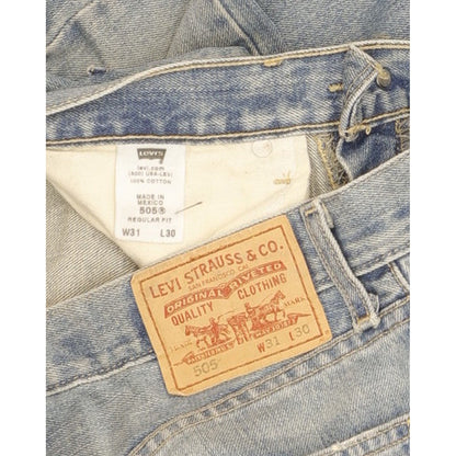 Levi's 505 Men Blue Straight Regular Jeans W31 L30