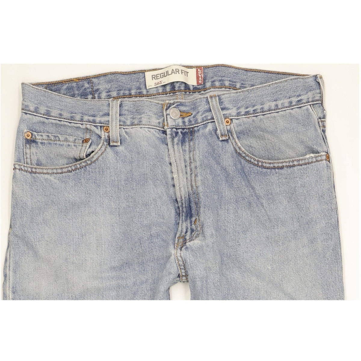 Levi's 505 Men Blue Straight Regular Jeans W34 L30
