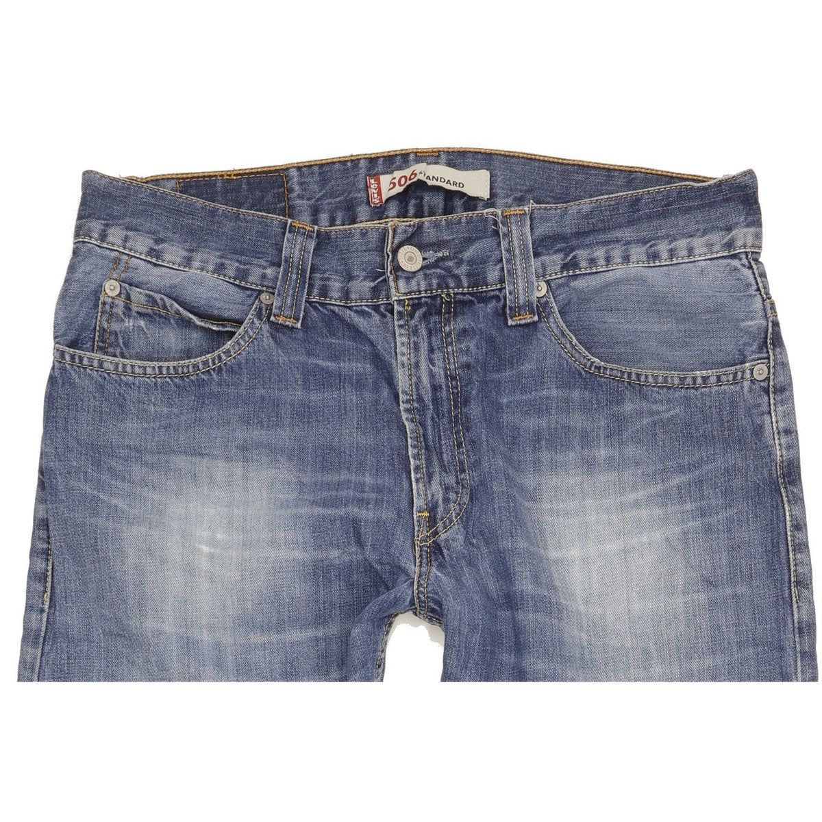 Levi's 506 Men Blue Straight Regular Jeans W34 L33