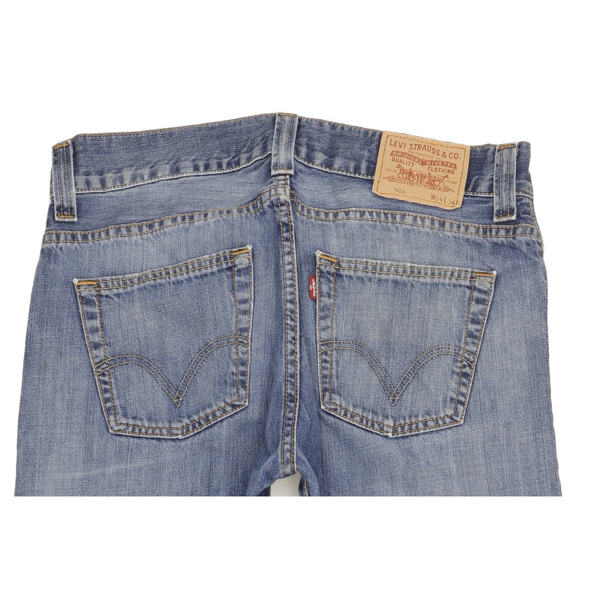 Levi's 506 Men Blue Straight Regular Jeans W34 L33