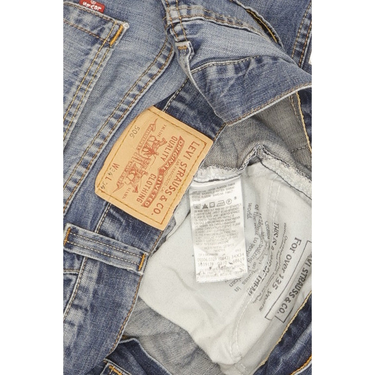 Levi's 506 Men Blue Straight Regular Jeans W34 L33
