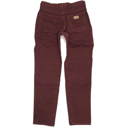Wrangler Ohio Men Purple Tapered Regular Jeans W33 L34