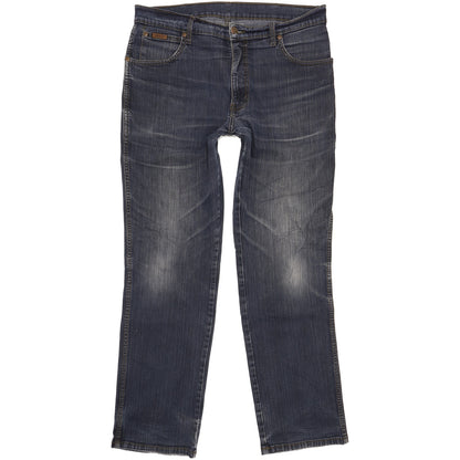 Wrangler Texas Men Blue Straight Regular Stretch Jeans W34 L31