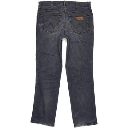 Wrangler Texas Men Blue Straight Regular Stretch Jeans W34 L31