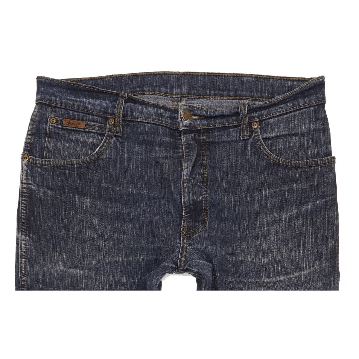 Wrangler Texas Men Blue Straight Regular Stretch Jeans W34 L31
