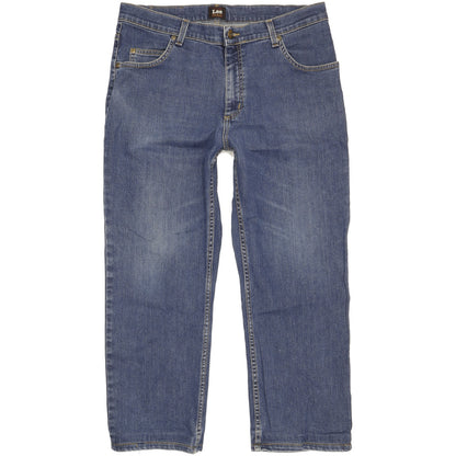 Lee Brooklyn Men Blue Straight Regular Stretch Jeans W36 L26