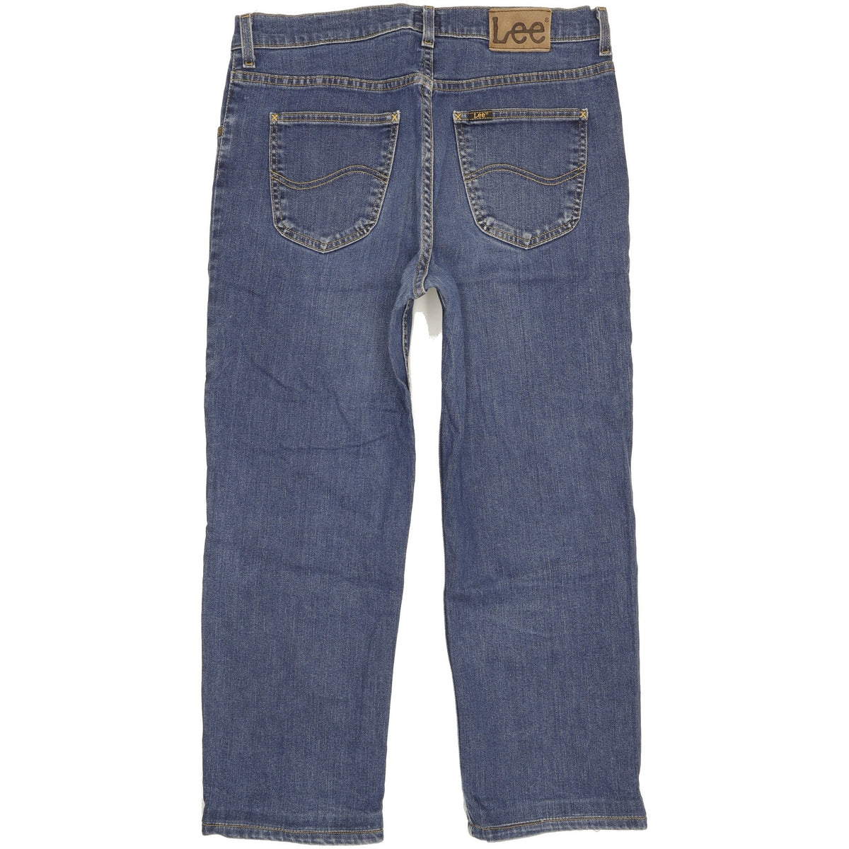 Lee Brooklyn Men Blue Straight Regular Stretch Jeans W36 L26