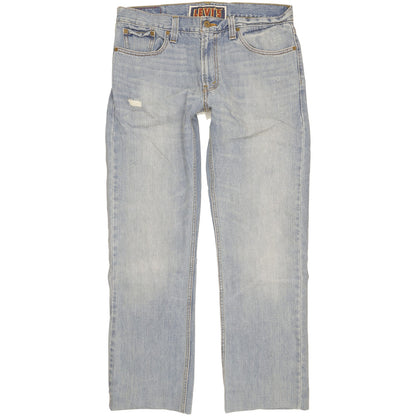 Levi's 514 Men Blue Straight Slim Jeans W34 L30