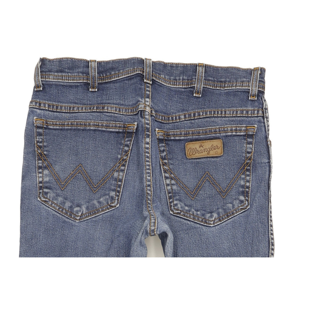 Wrangler Texas Men Blue Straight Regular Stretch Jeans W33 L34