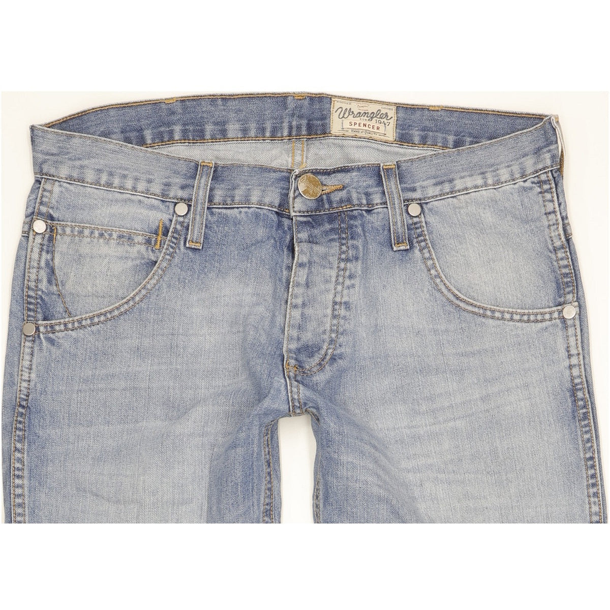 Wrangler Spencer Men Blue Straight Regular Jeans W31 L30