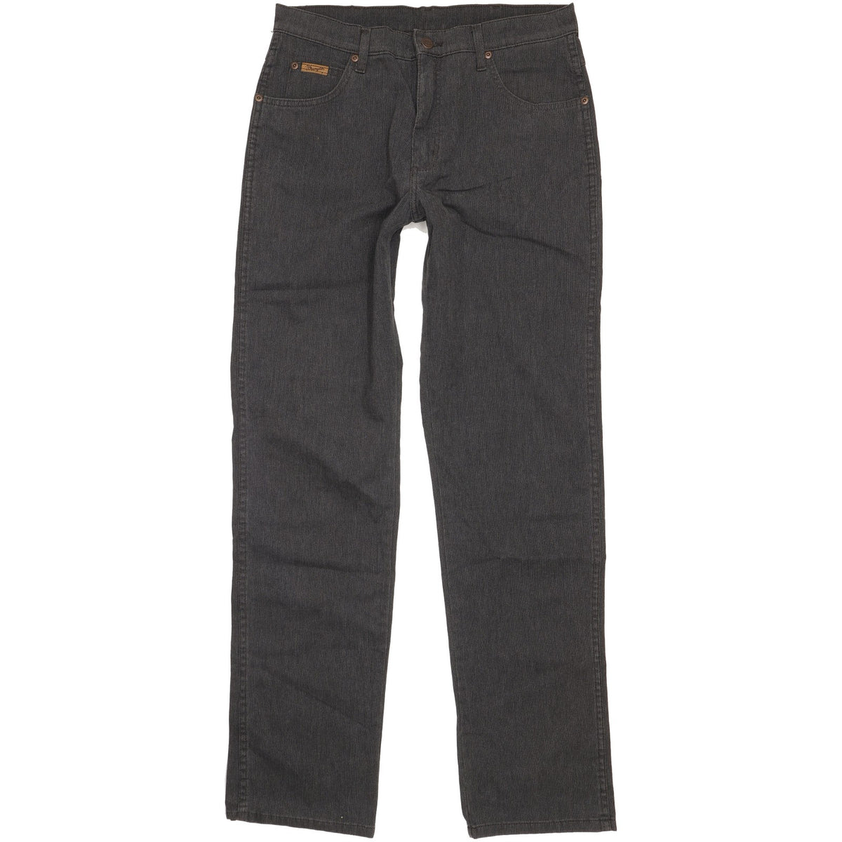 Wrangler Texas Men Black Straight Regular Stretch Jeans W33 L34