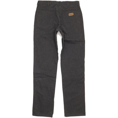 Wrangler Texas Men Black Straight Regular Stretch Jeans W33 L34