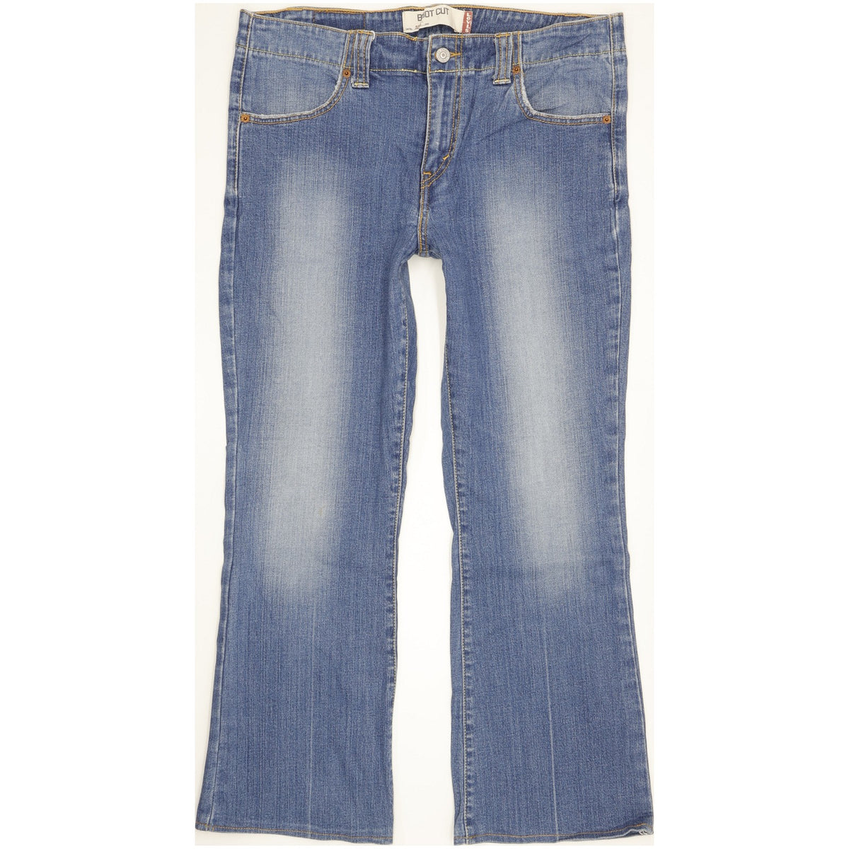 Levi's 525 Women Blue Bootcut Regular Stretch Jeans W36 L28