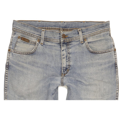 Wrangler Texas Men Blue Straight Regular Stretch Jeans W33 L30