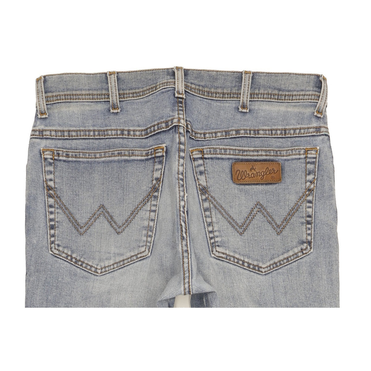 Wrangler Texas Men Blue Straight Regular Stretch Jeans W33 L30