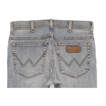 Wrangler Texas Men Blue Straight Regular Stretch Jeans W33 L30