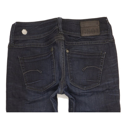 G-Star Ford Women Blue Straight Slim Stretch Jeans W27 L30