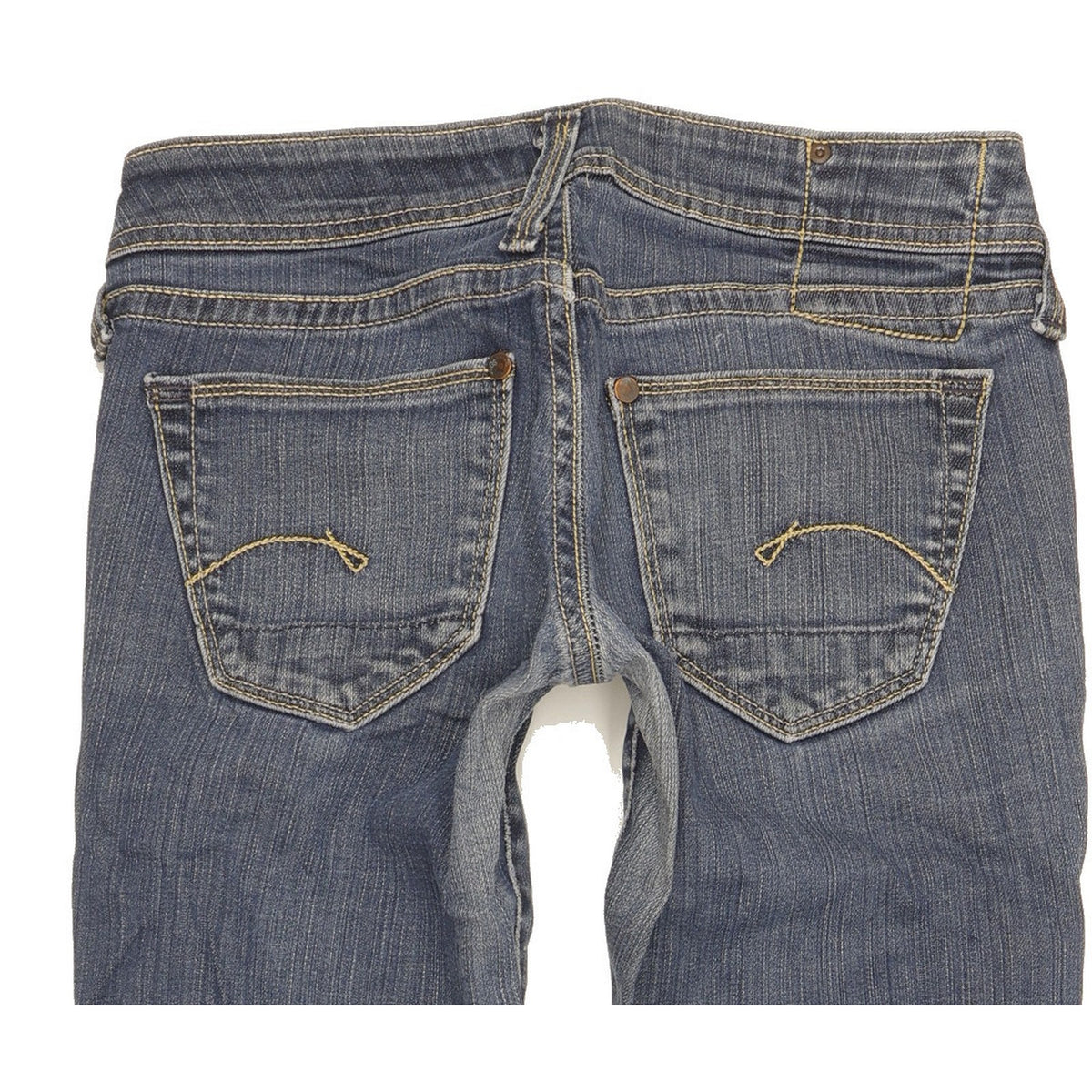 G-Star Core Women Blue Straight Slim Stretch Jeans W26 L28