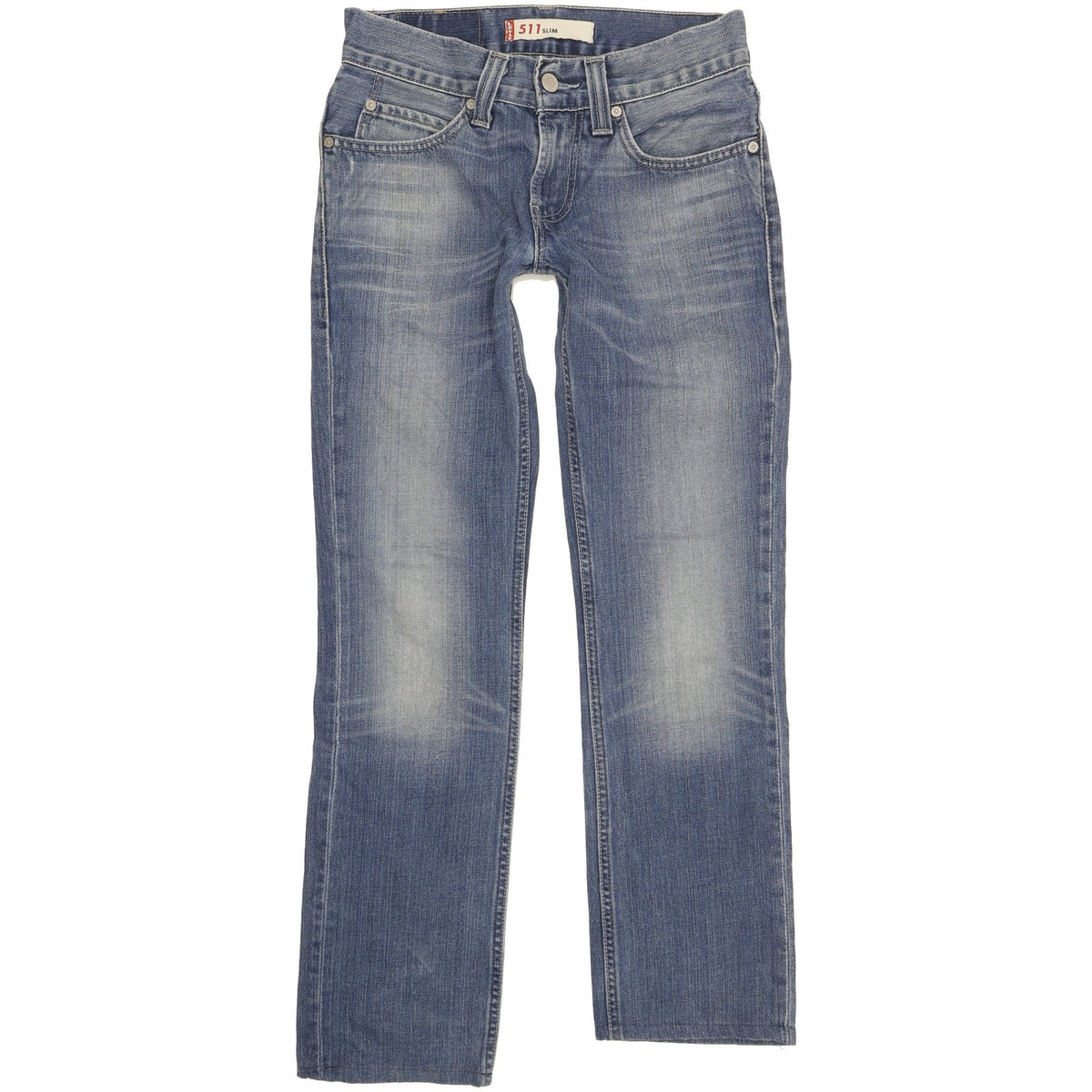 Levi's 511 Men Blue Straight Slim Jeans W28 L28
