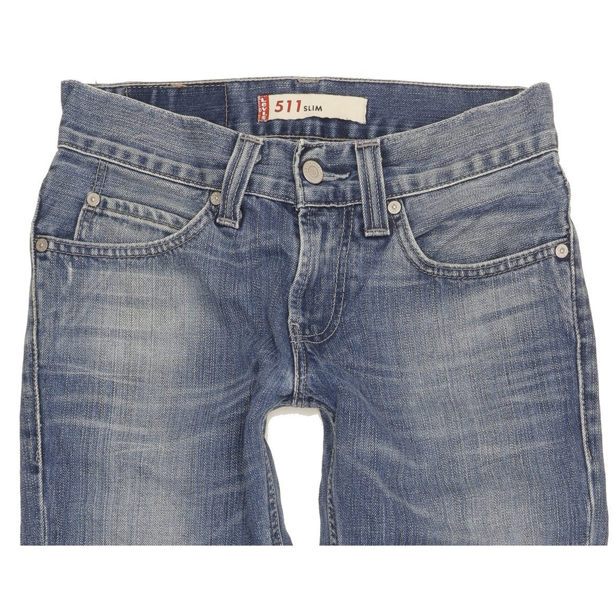Levi's 511 Men Blue Straight Slim Jeans W28 L28