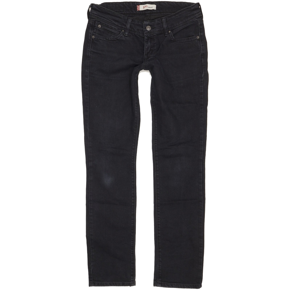 Levi's 751 Women Black Straight Slim Jeans W30 L31