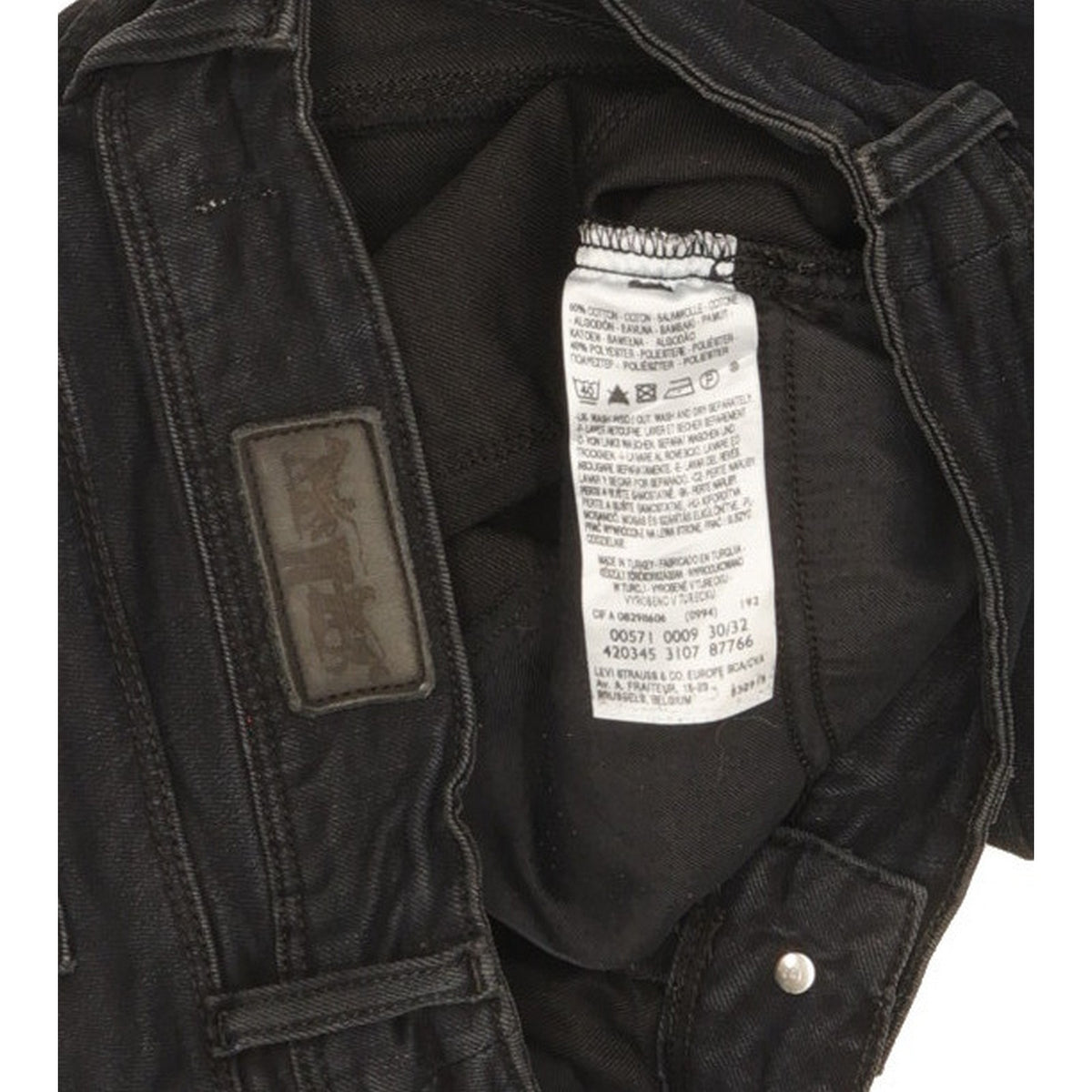 Levi's 751 Women Black Straight Slim Jeans W30 L31