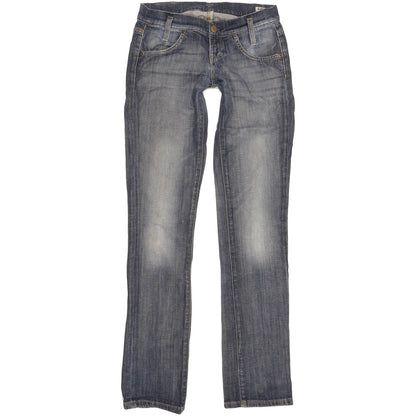 Lee Lynn Women Blue Straight Slim Stretch Jeans W27 L33