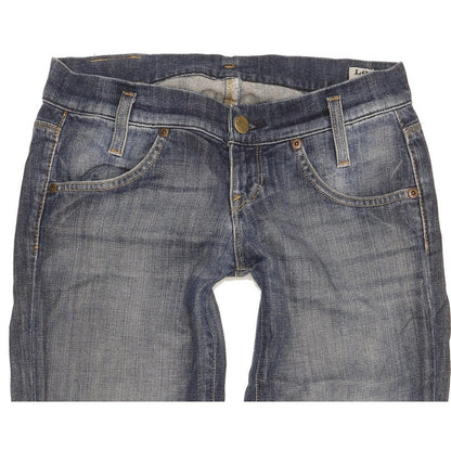 Lee Lynn Women Blue Straight Slim Stretch Jeans W27 L33